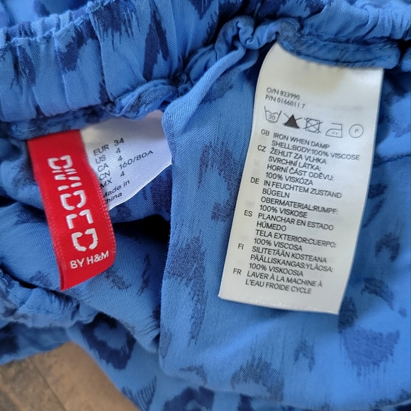 Blue  Summer Dress Size 4 - Picture 5 of 5